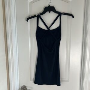 Elegant Black Strappy Women's Top